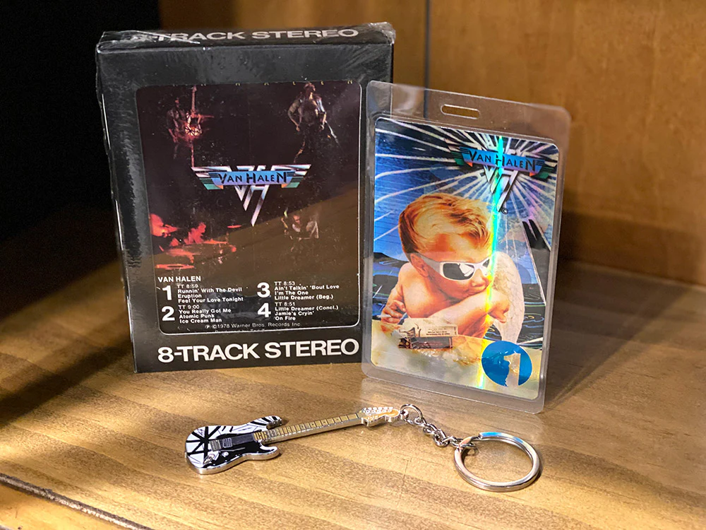 1984 Baby w/ Sunglasses Holographic Laminated Backstage Pass - Image 5