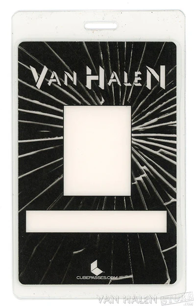 1984 Baby w/ Sunglasses Holographic Laminated Backstage Pass - Image 8
