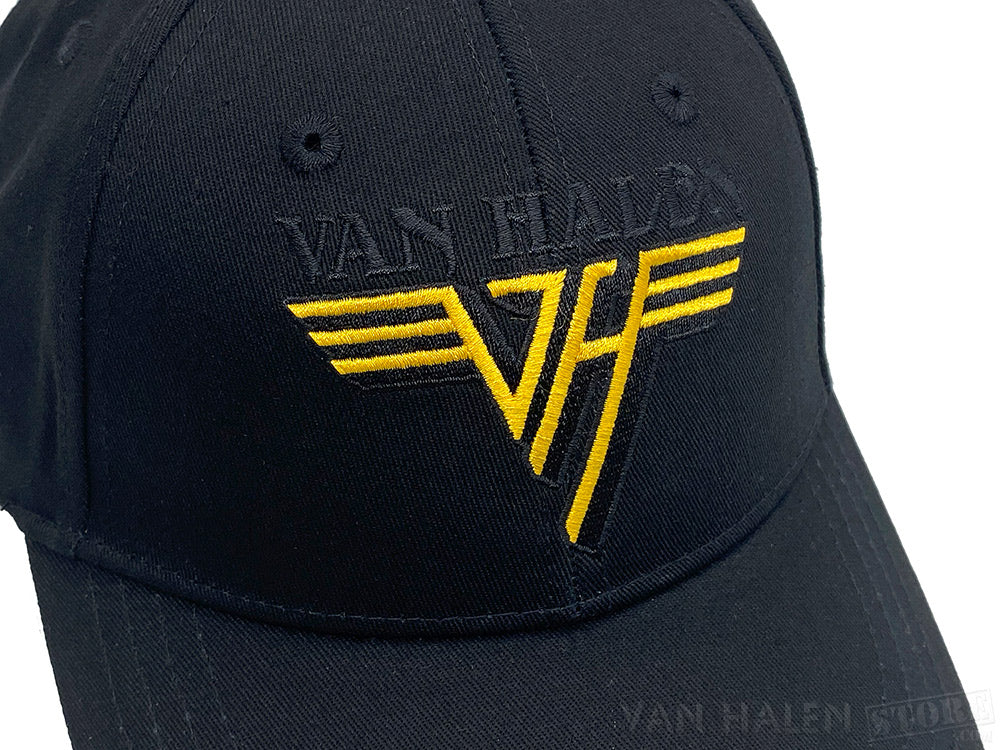 Yellow Logo Black Baseball Cap - Image 4