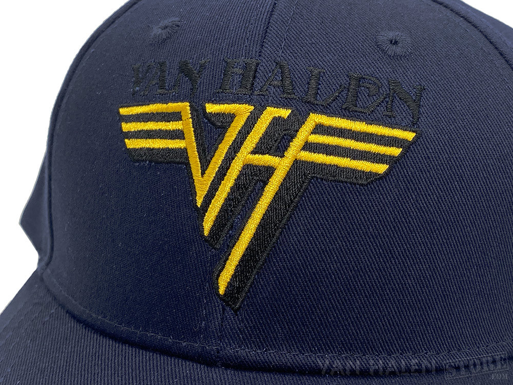 Yellow Logo Navy Baseball Cap - Image 4