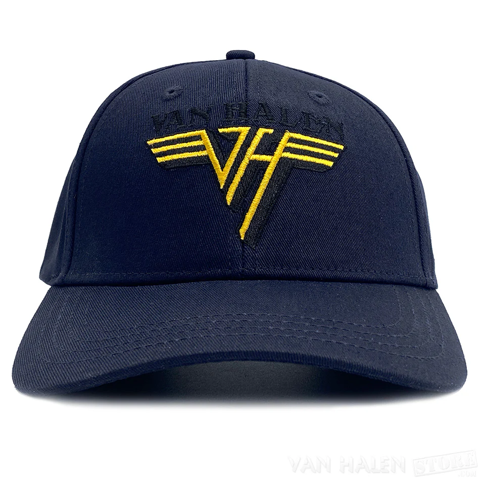 Yellow Logo Navy Baseball Cap - Image 6