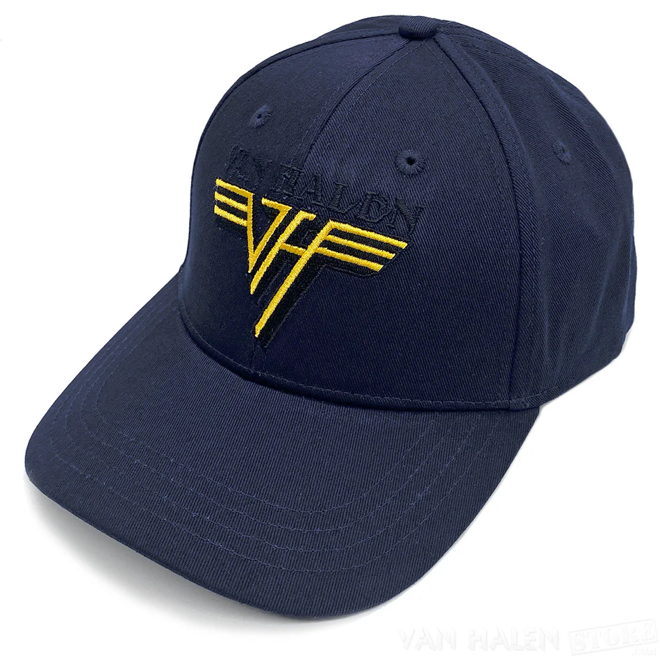 Yellow Logo Navy Baseball Cap - Image 7
