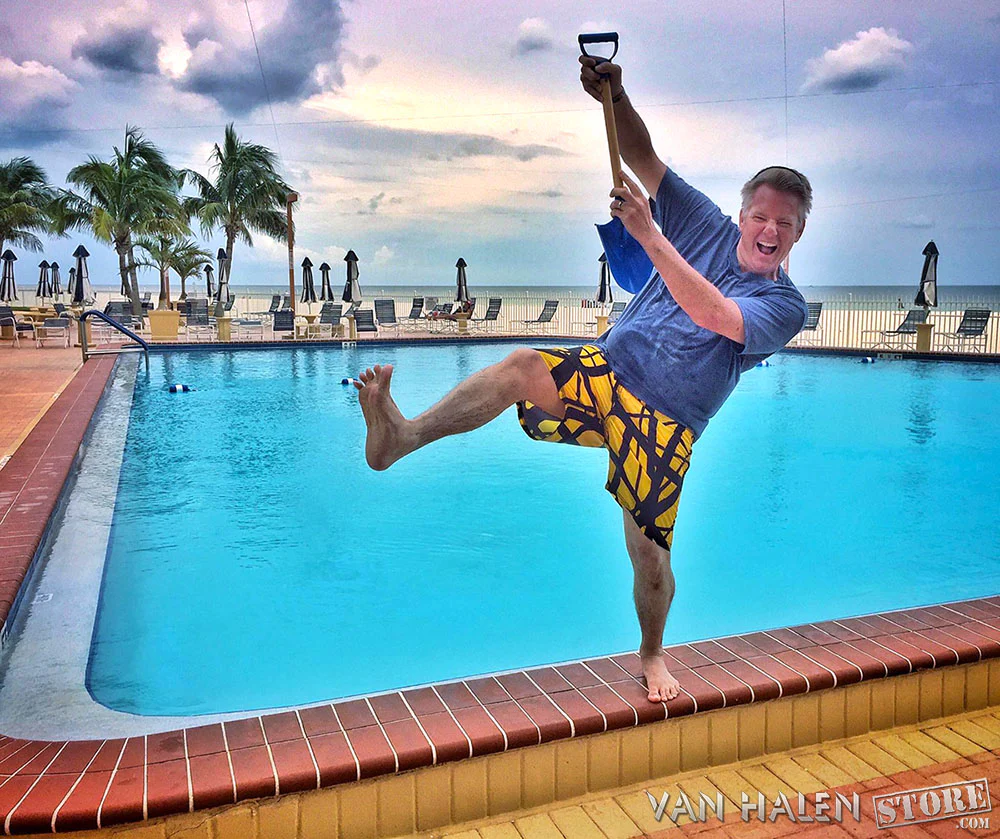 Yellow/Black Stripes Board Shorts - Image 5