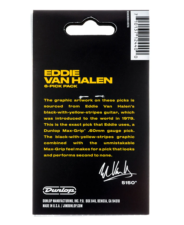 EVH VH II Stripes Guitar Pick 6-Pack - Image 2