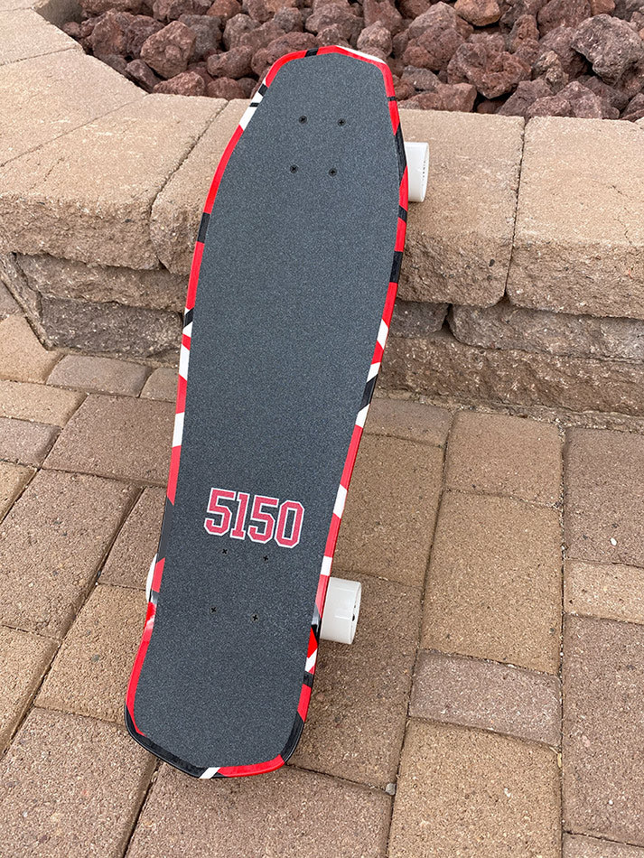 EVH Red 5150 Skateboard - Image 4