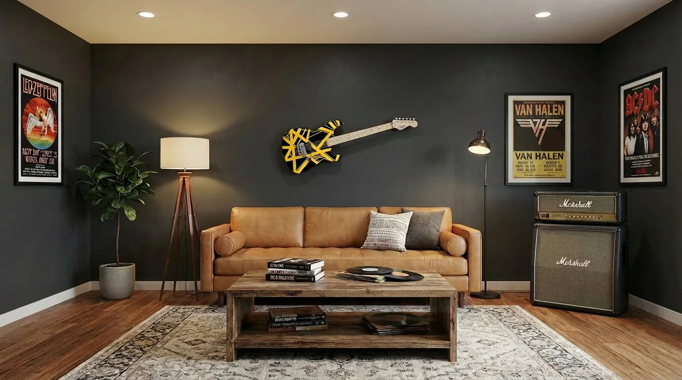 Eddie Van Halen Striped Series Electric Guitar — Black with Yellow Stripes - Image 6