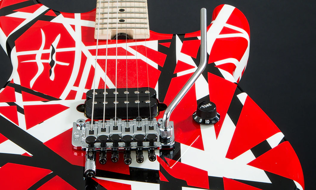 Eddie Van Halen Striped Series Electric Guitar — Red with Black Stripes - Image 10