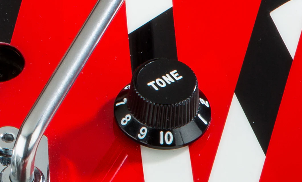 Eddie Van Halen Striped Series Electric Guitar — Red with Black Stripes - Image 11