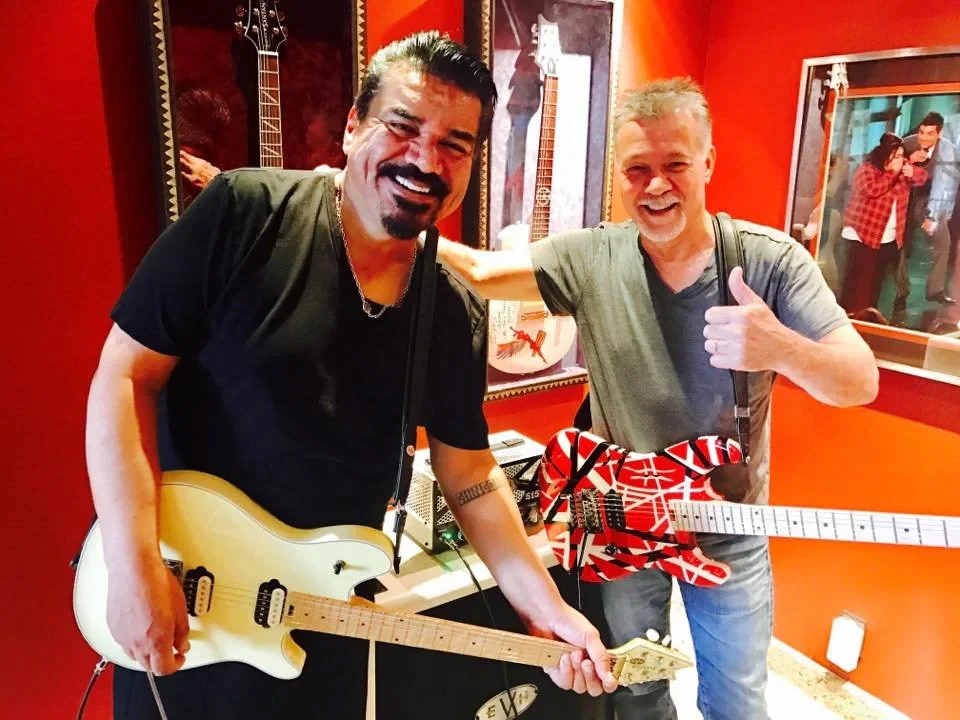 Eddie Van Halen Striped Series Electric Guitar — Red with Black Stripes - Image 12