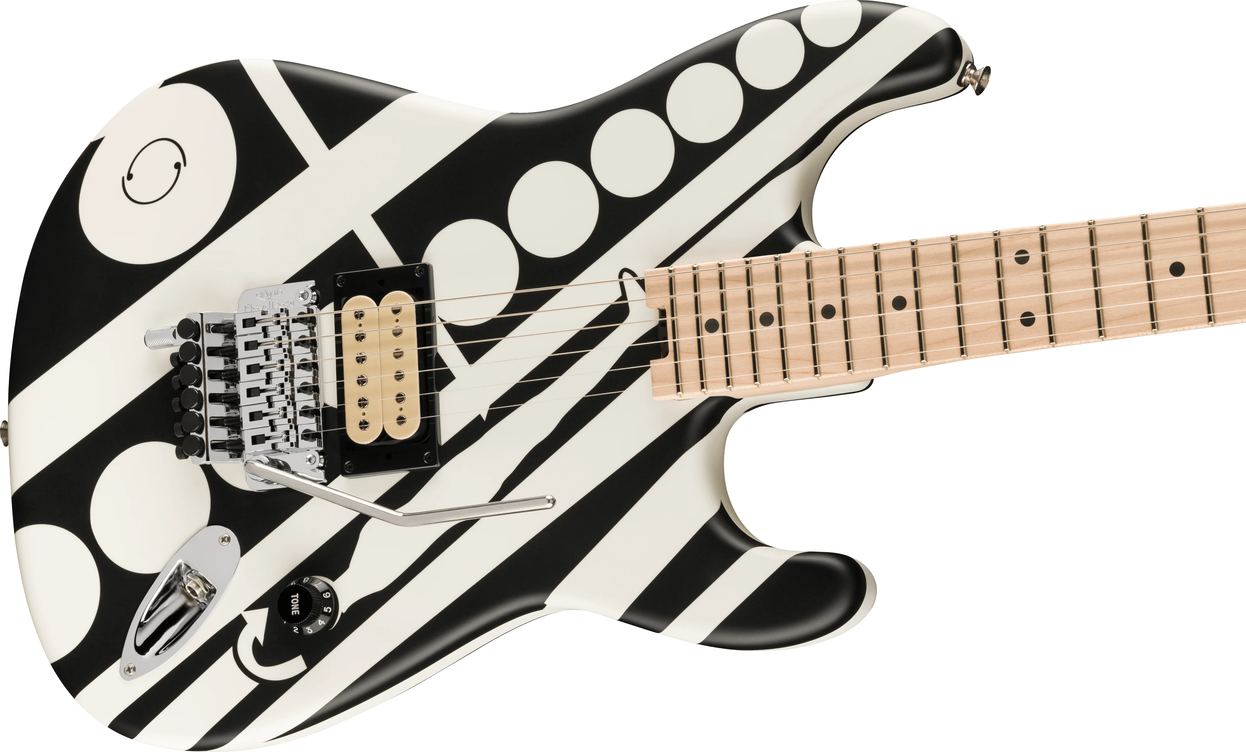 Eddie Van Halen Striped Series 'Circles' Electric Guitar - Image 6