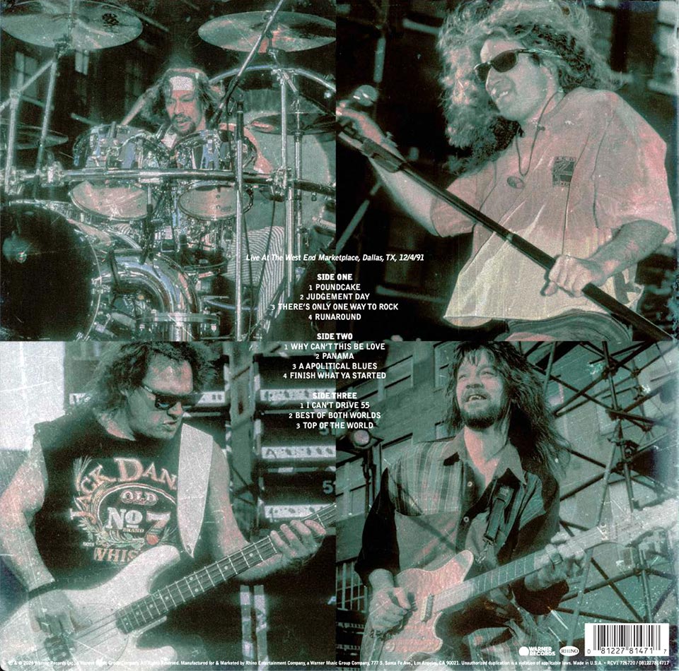 Live in Dallas 1991 2LP Red Vinyl - Image 5