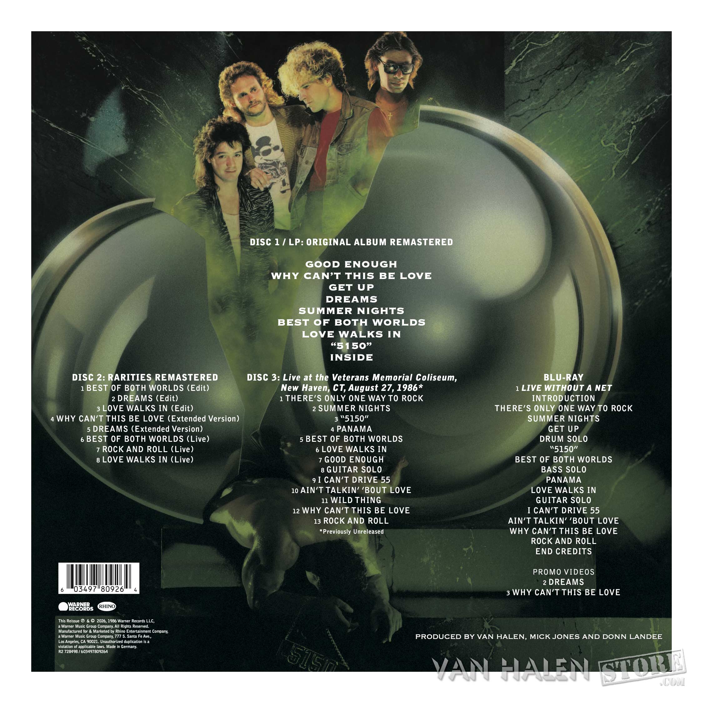 5150 (Expanded Edition) Deluxe LP/3CD/Blu-ray Set - Image 4