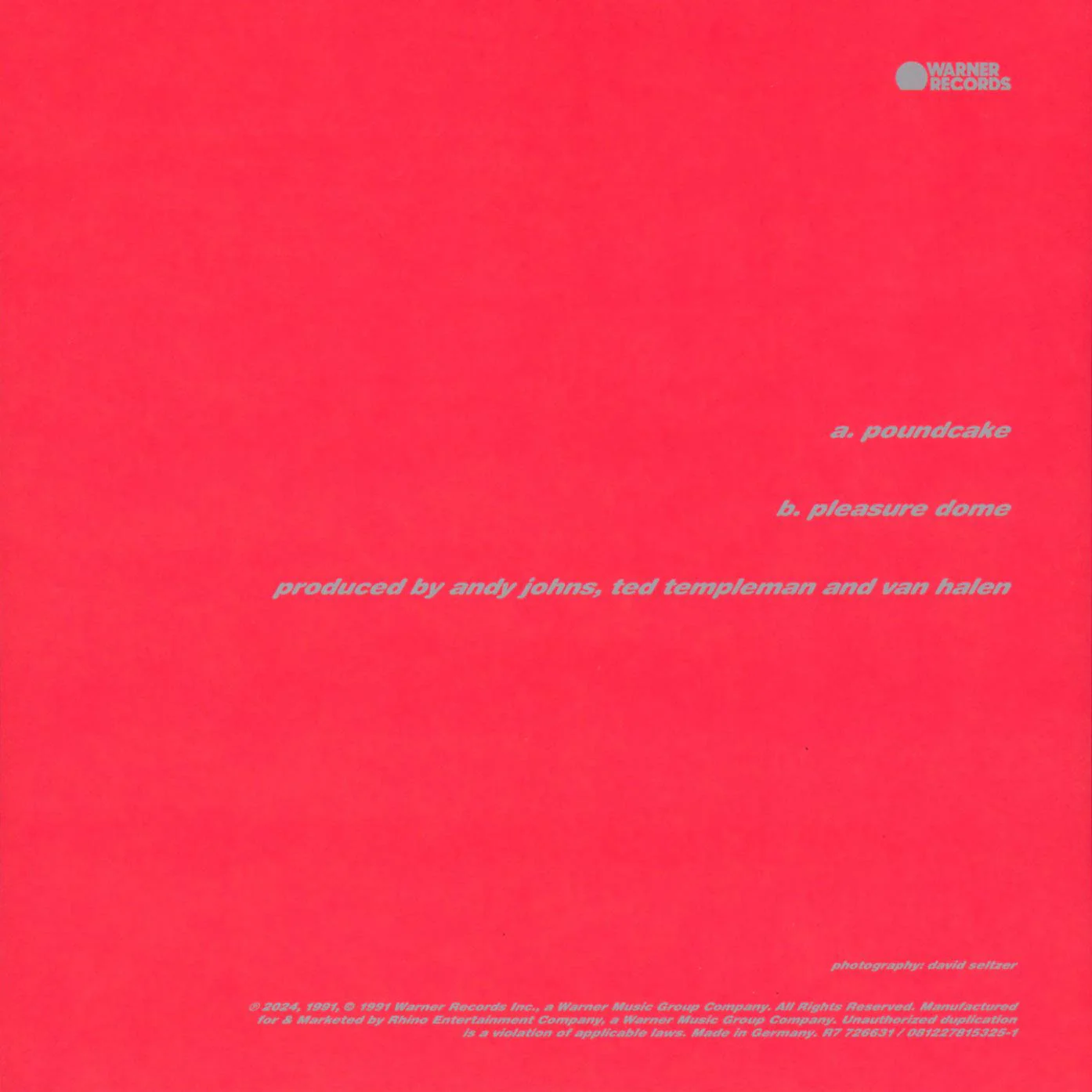 For Unlawful Carnal Knowledge 7" Singles Bundle - Image 11