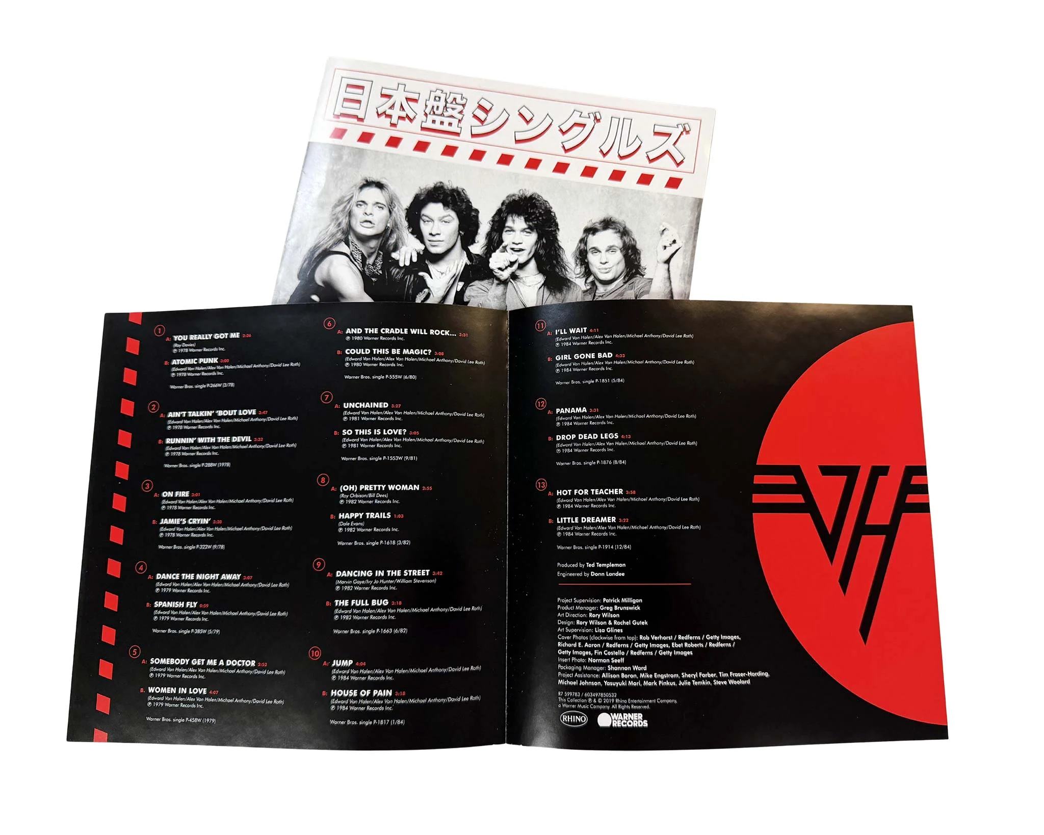 Van Halen: The Japanese Singles RED VINYL - Image 6