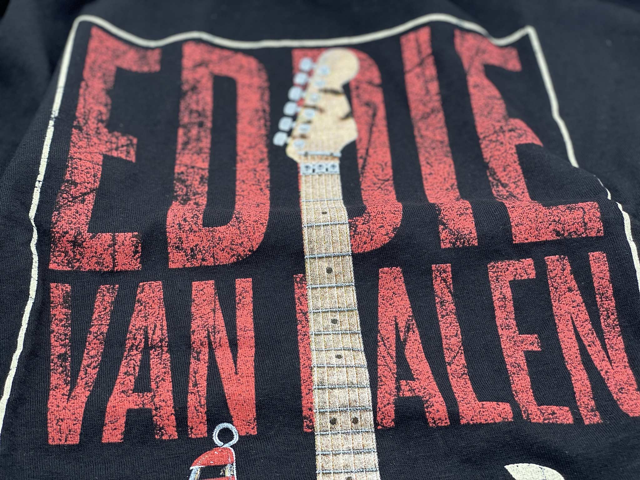 Eddie Van Halen Japanese Script Guitar God Tee - Image 3