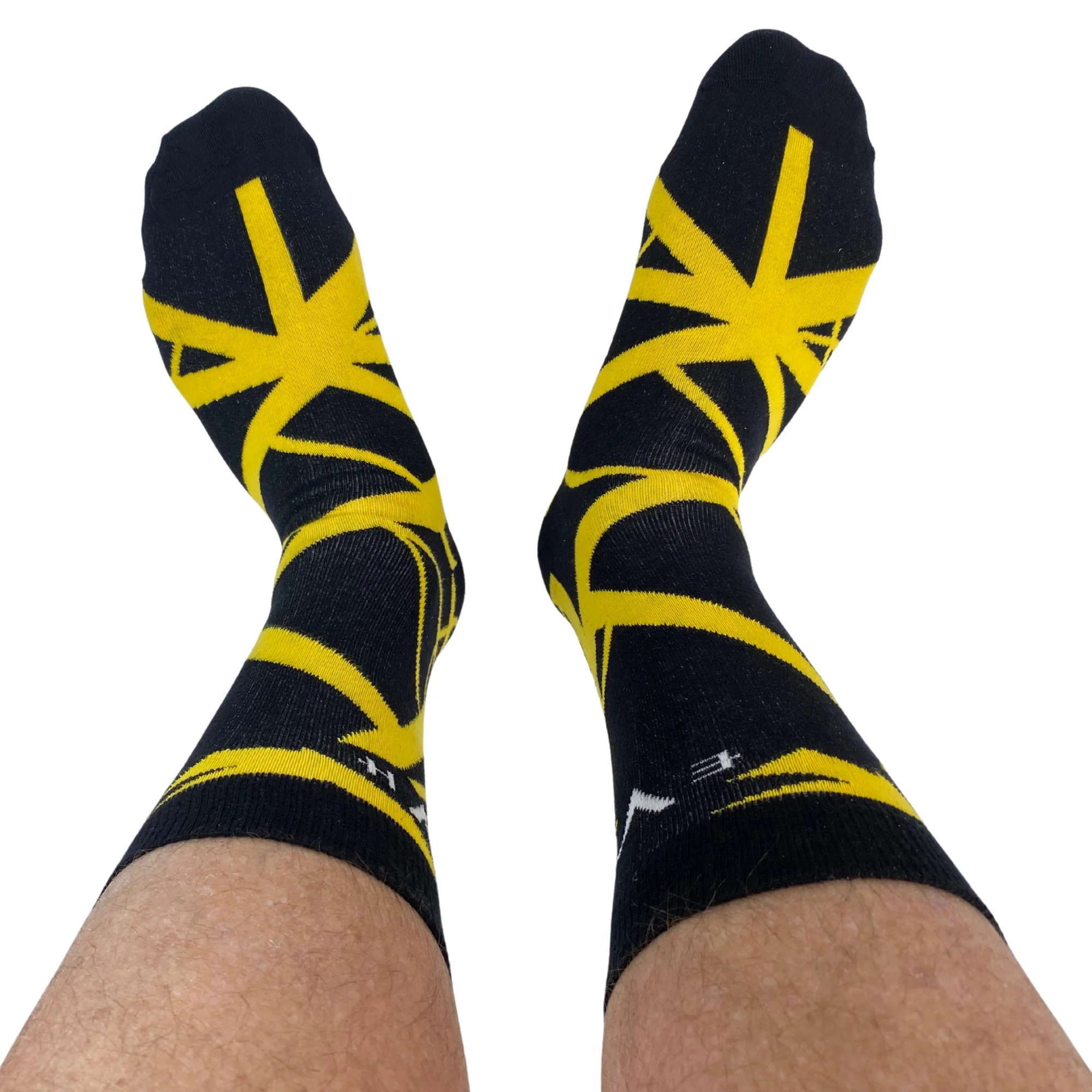 EVH Striped Black & Yellow Socks - Image 6