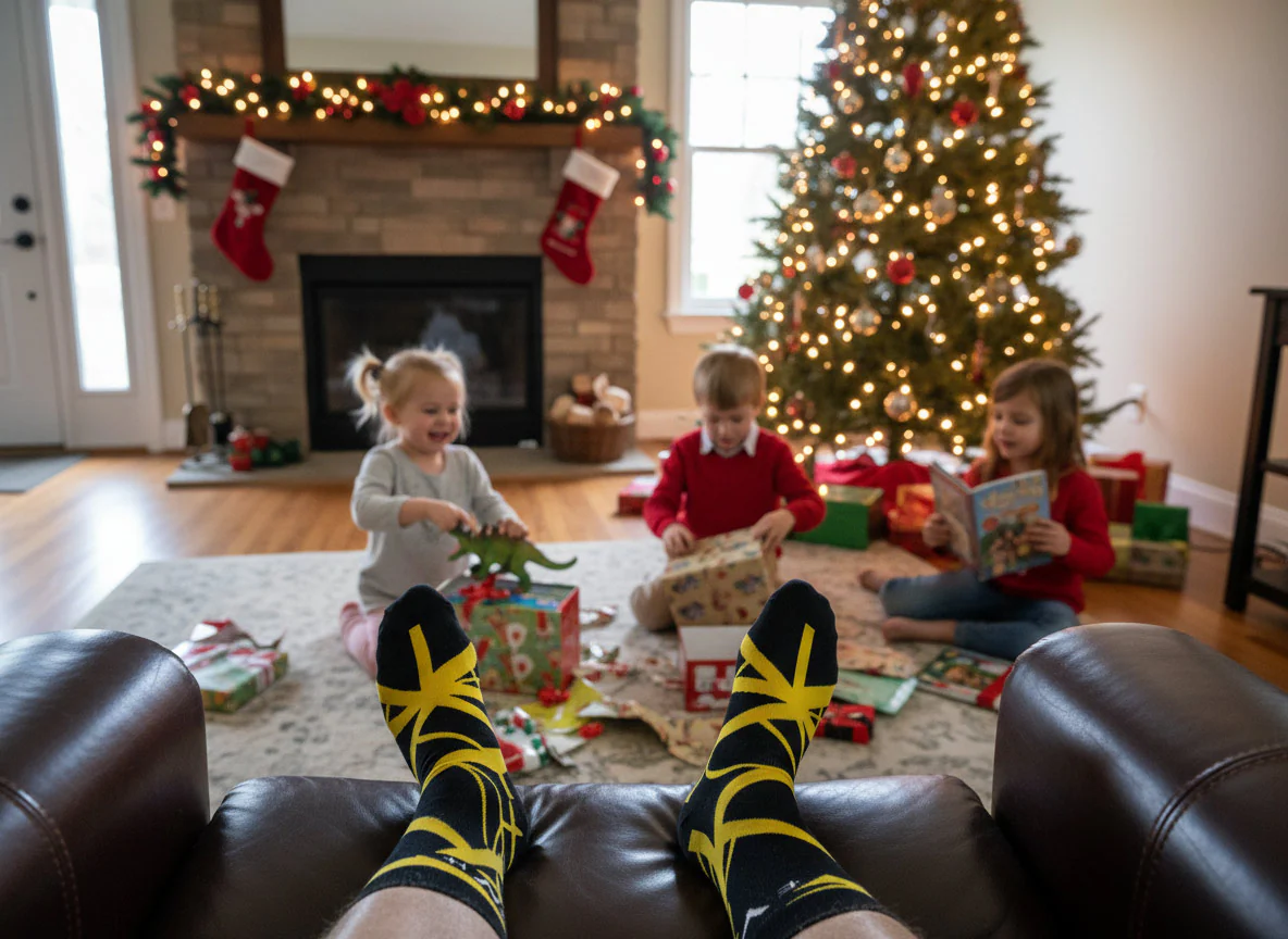 EVH Striped Black & Yellow Socks - Image 7