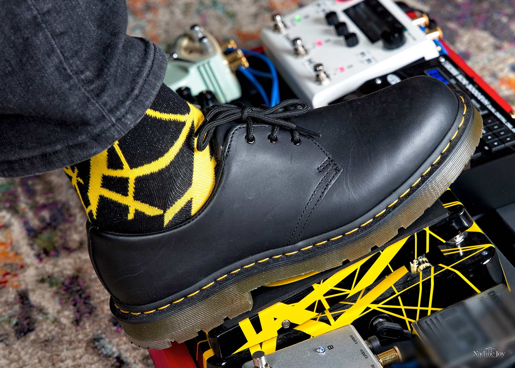 EVH Striped Black & Yellow Socks - Image 8