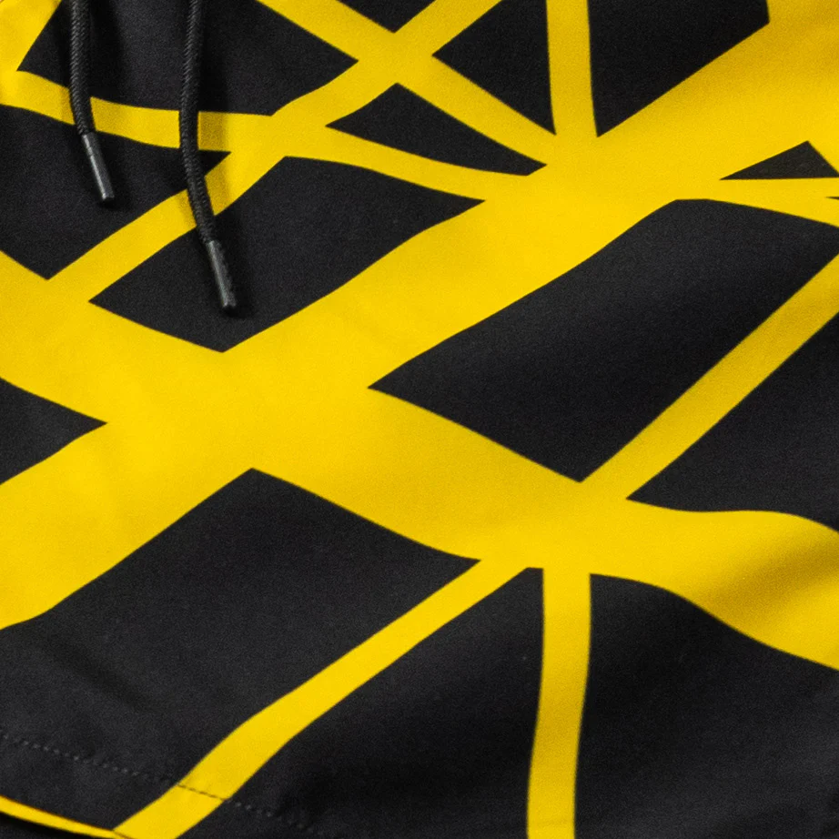 Black/Yellow Swim Shorts - Image 4
