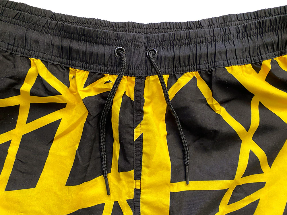 Black/Yellow Swim Shorts - Image 6