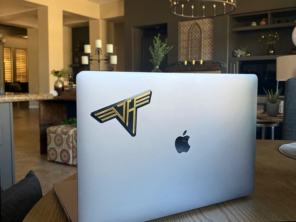 Gold Metal Sticker - Image 3