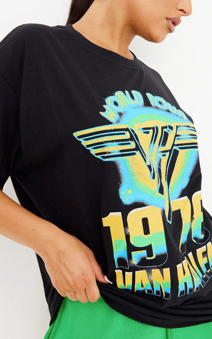 Black 1978 World Tour Unisex Tee - Image 3