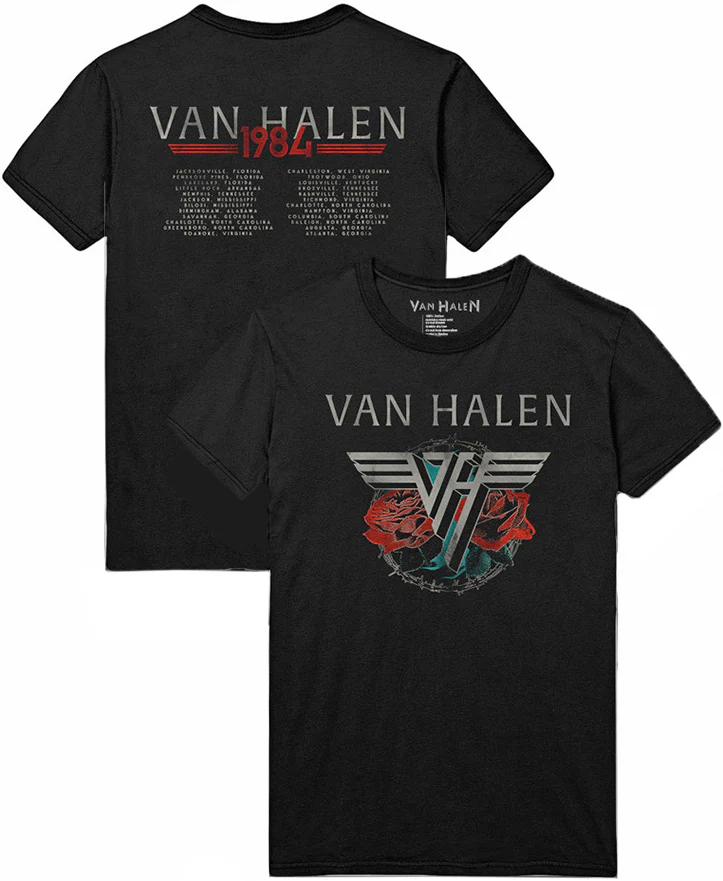 Roses Logo 1984 Tour Shirt - Image 4