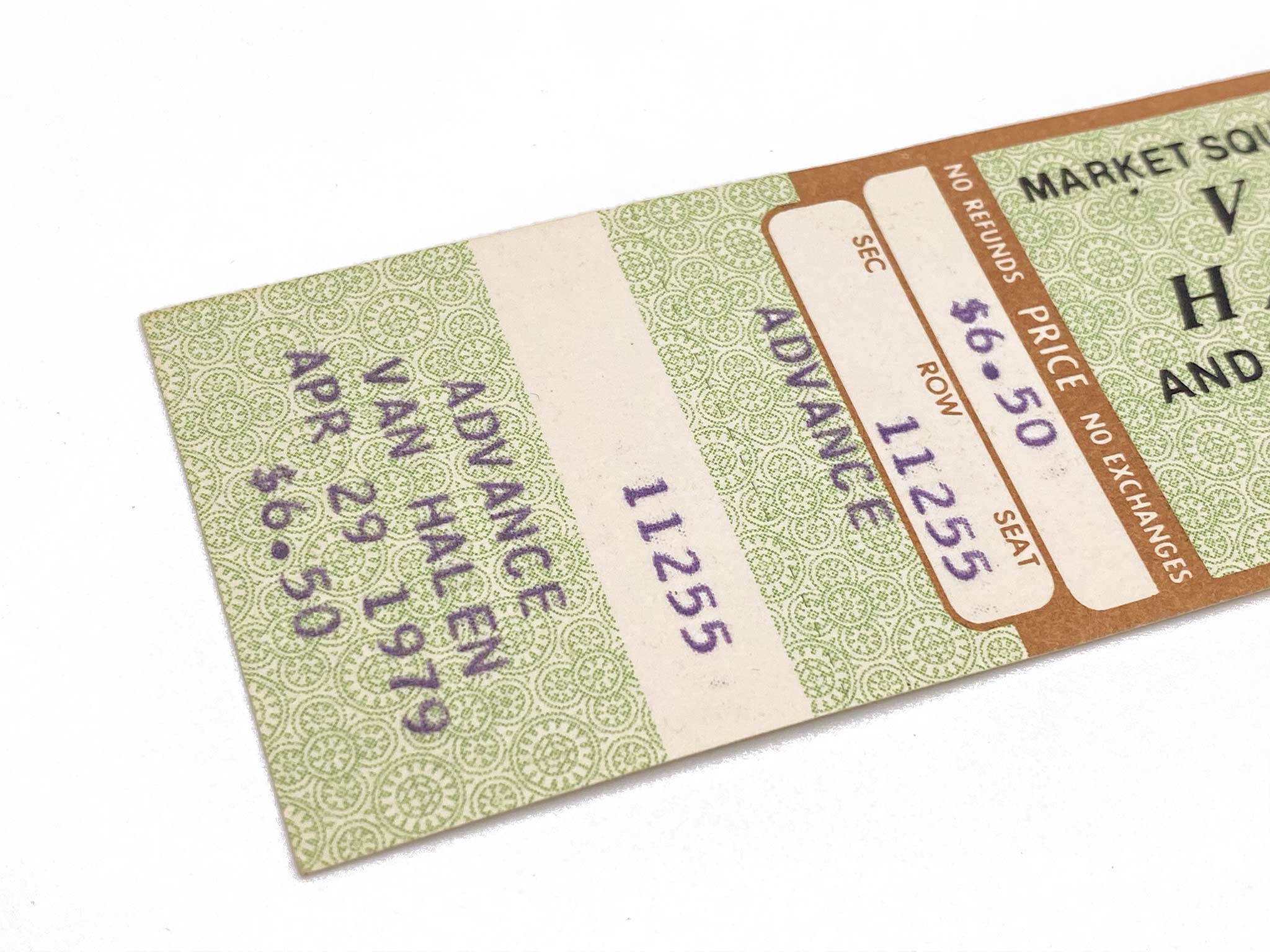 Indianapolis 1979 Concert Ticket - Image 3